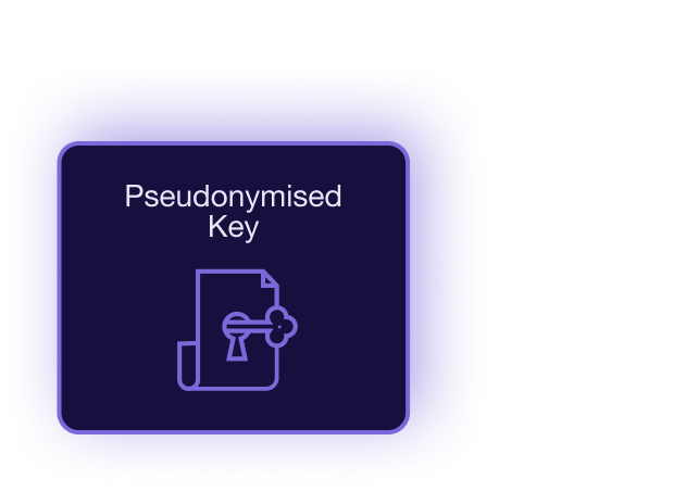 pseudonymised key