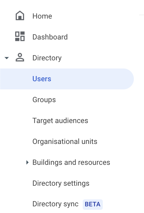 Directory > Users > Manage custom attributes